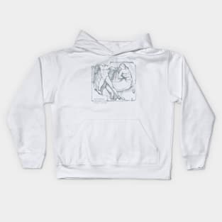 Ancient Greek Parthenon Kids Hoodie